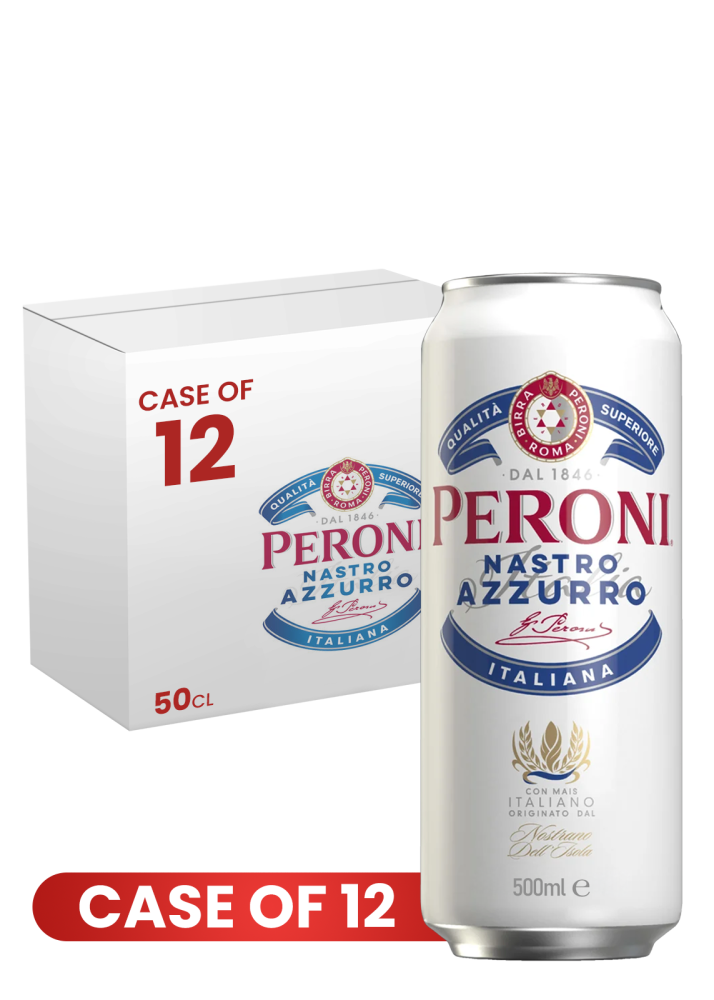 Peroni Nastro Azzuro Can 50 Cl.x 12 Case