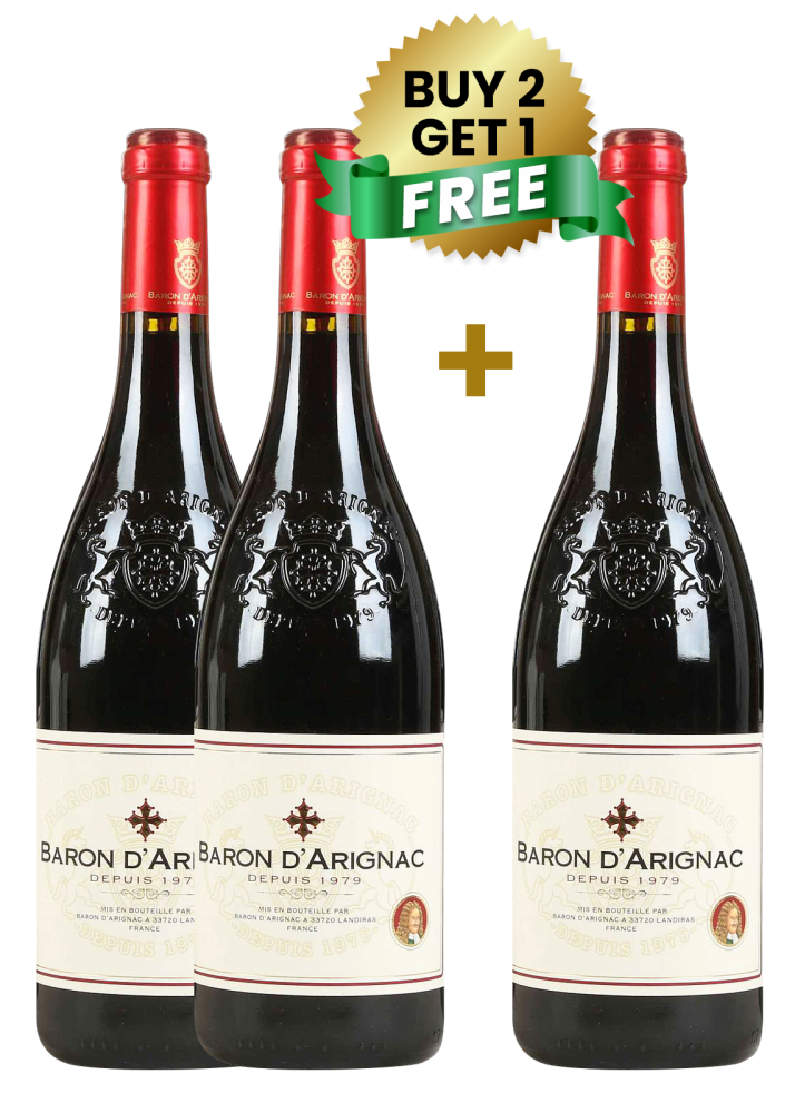 Baron D'Arignac Red Wine 75 Cl Buy 2 Get 1 Free