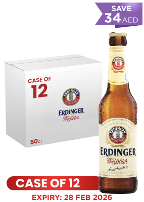 Erdinger Weisbier Btl 33 CL X 12 Promo Case